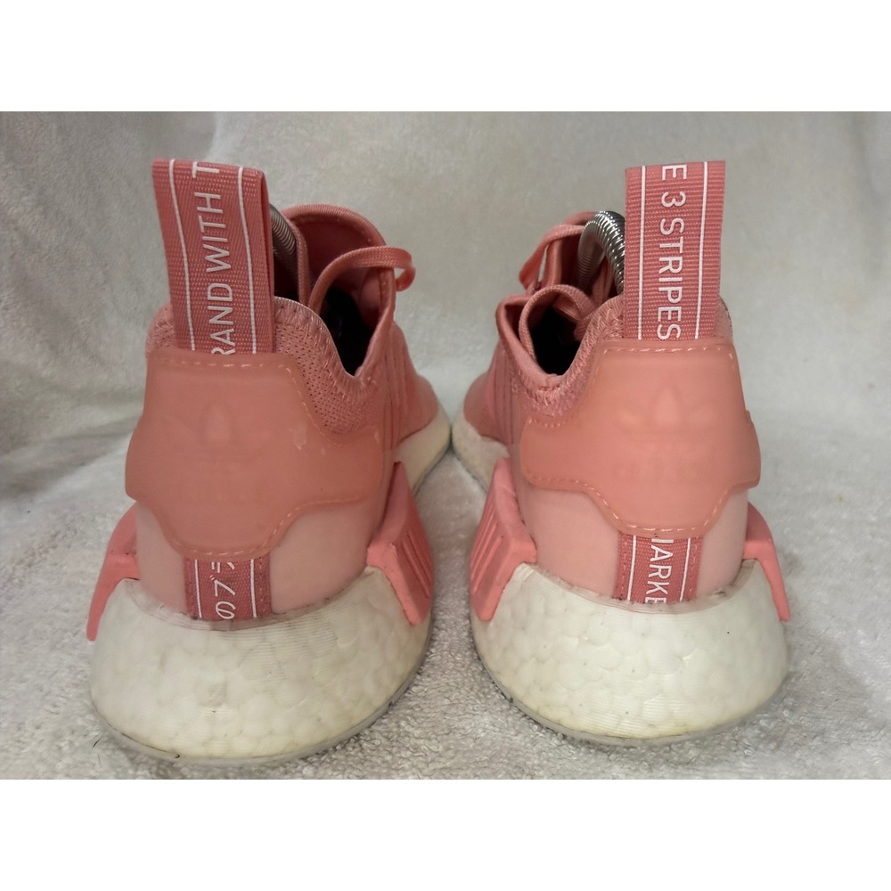 Adidas NMD R1 Pulse Boost Pink Knit Low Top Sneakers Women 6 EG7925 - Picture 4 of 6
